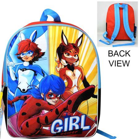 Photo 1 of Miraculous Ladybug 15 Backpack with Plain Front

