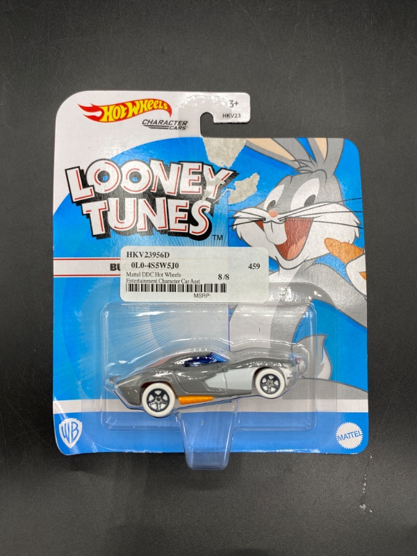 Photo 2 of Hot Wheels Bugs Bunny Character Car, 1:64 Scale Toy Collectible Inspired by Popular Entertainment
