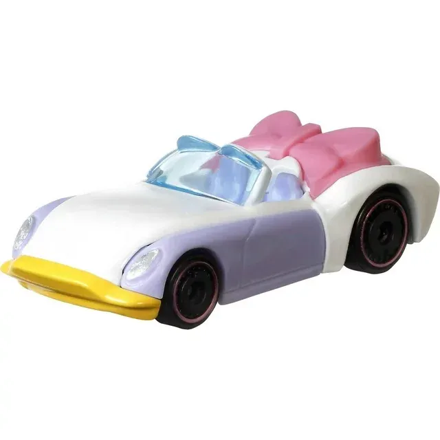 Photo 1 of Hot Wheels Daisy Duck Character Car, 1:64 Scale Disney Toy Collectible
