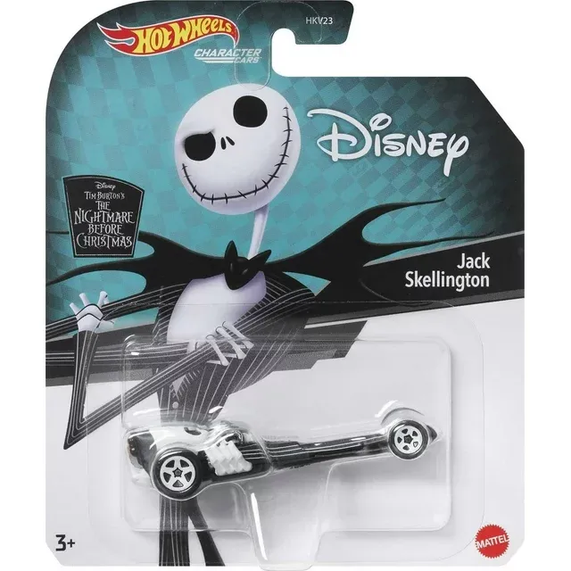 Photo 2 of Hot Wheels the Nightmare Before Christmas Jack Skellington Character Car 1:64 Scale Toy Collectible
