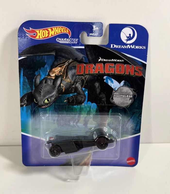 Photo 1 of How to Train Your Dragon Hot Wheels Toothless Play Vehicle Mattel 2022 NEW
