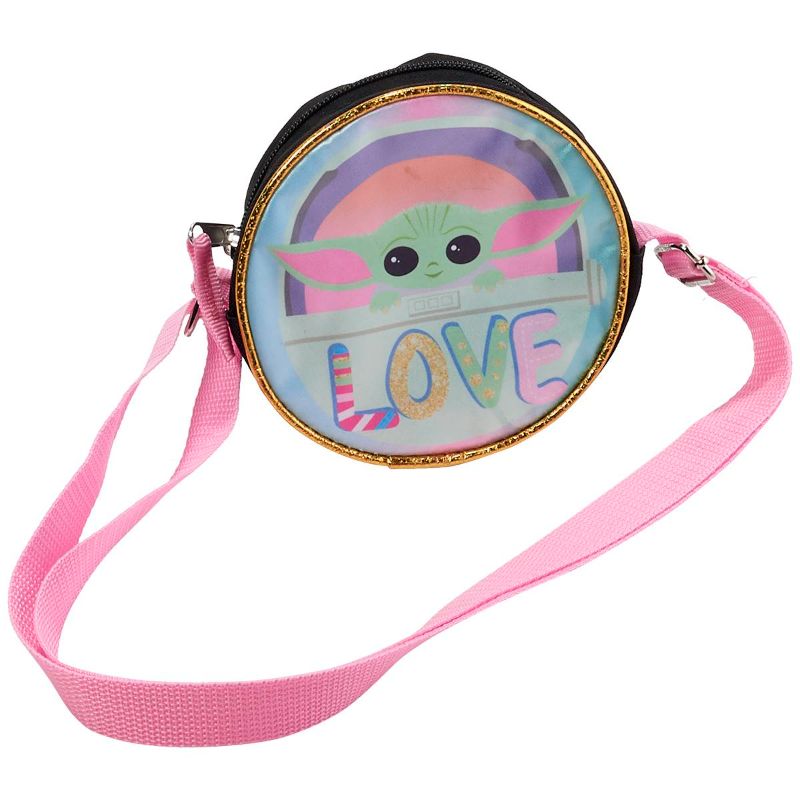 Photo 1 of Girls Baby Yoda Crossbody Bag