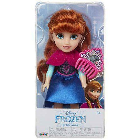 Photo 1 of Disney Frozen 6 Inch Petite Classic Anna Fashion Doll with Beautiful Outfit and Comb