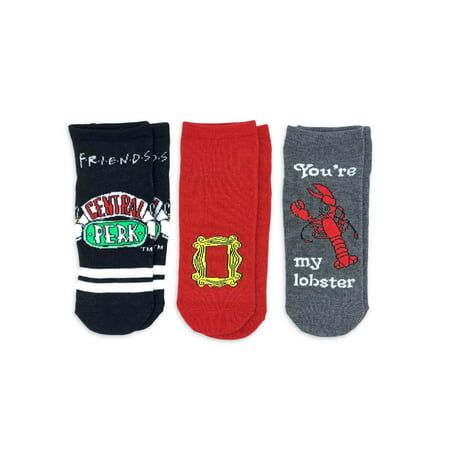 Photo 1 of Friends Women S No Show Socks 3-Pack Size 4-10
