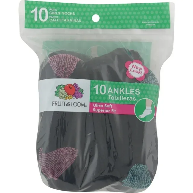 Photo 1 of Value Pack Ankle Socks 10 Pairs 
