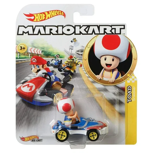 Photo 1 of Hot Wheels Mario Kart Toad, Sneeker Vehicle
