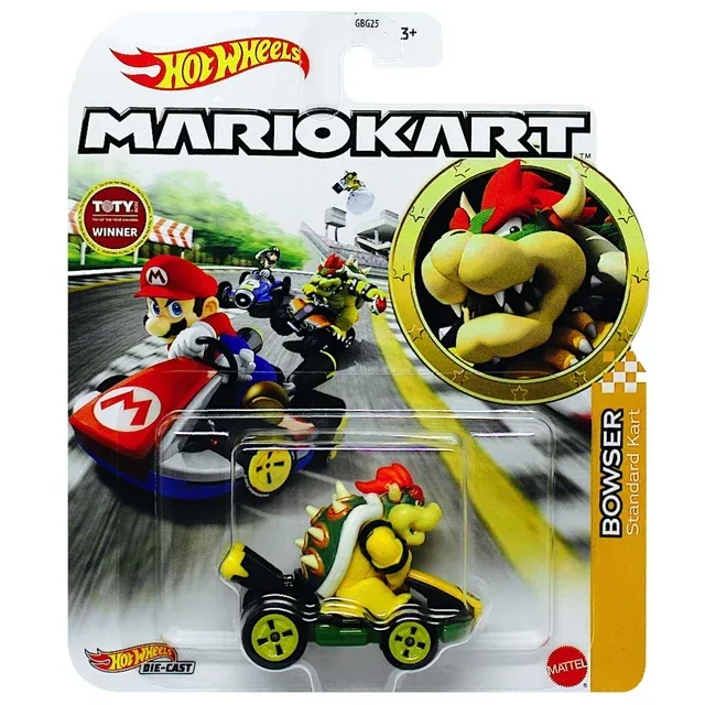 Photo 1 of Hot Wheels Mario Kart Bowser with Standard Kart Racer