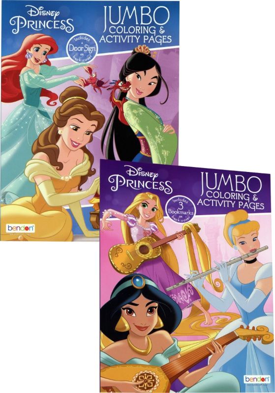 Photo 1 of Disney Princess Coloring book bundle