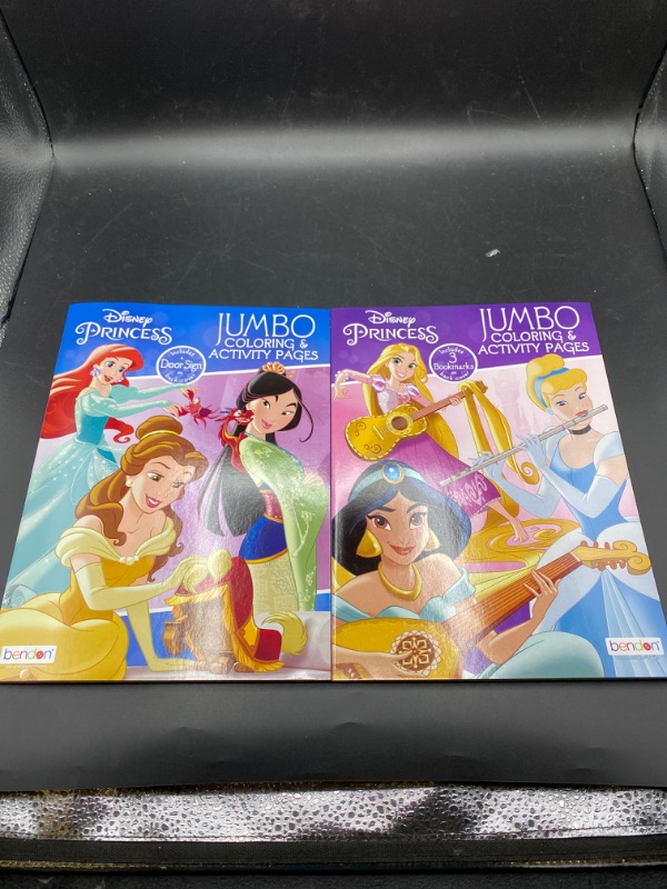 Photo 2 of Disney Princess Coloring book bundle