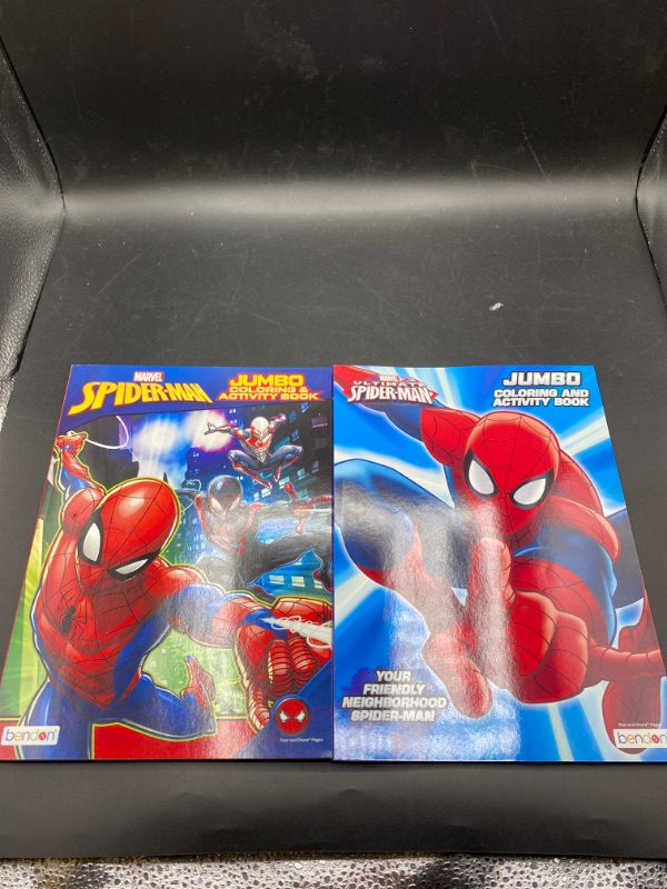 Photo 1 of spider man coloring book bundle