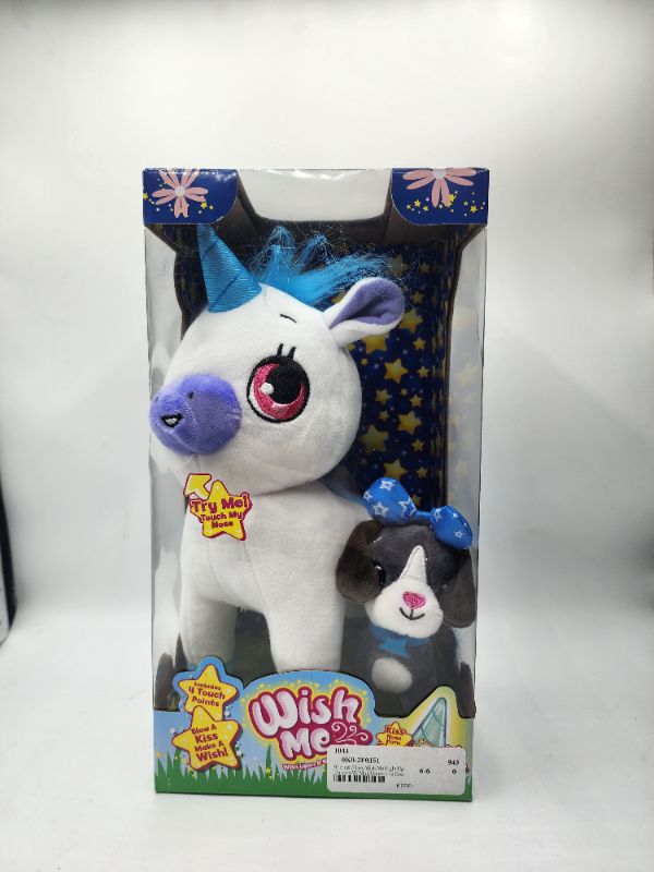 Photo 1 of Wish Me Tinks the Unicorn with Dog Feature Plush- styles vary
