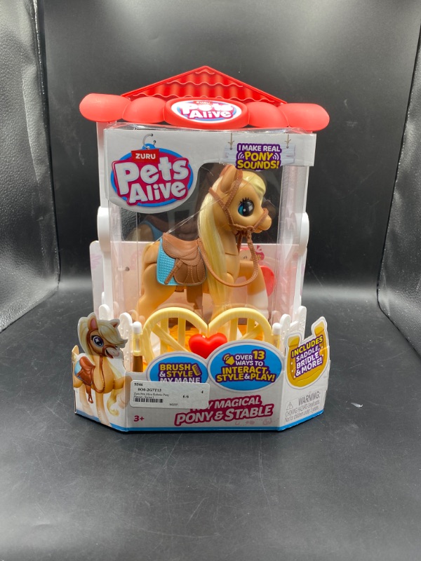 Photo 2 of Pets Alive My Magical Pony and Stable Battery Powered Interactive Robotic Toy Playset by ZURU
