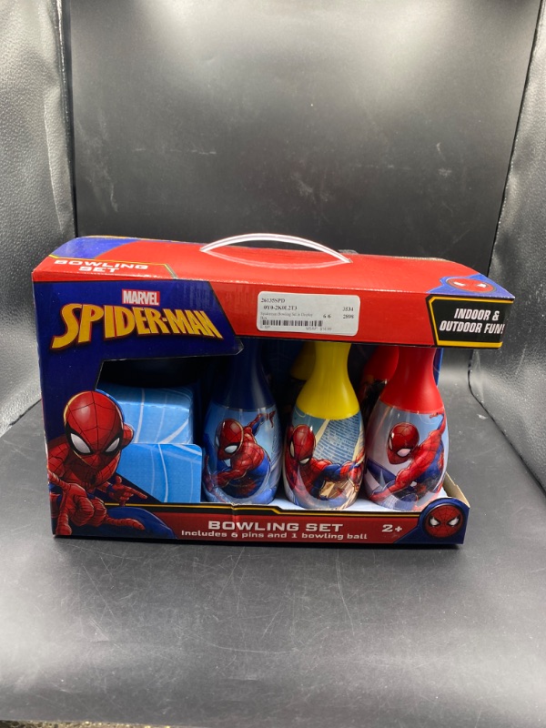 Photo 2 of Spider-Man Indoor and Outdoor Bowling Set
