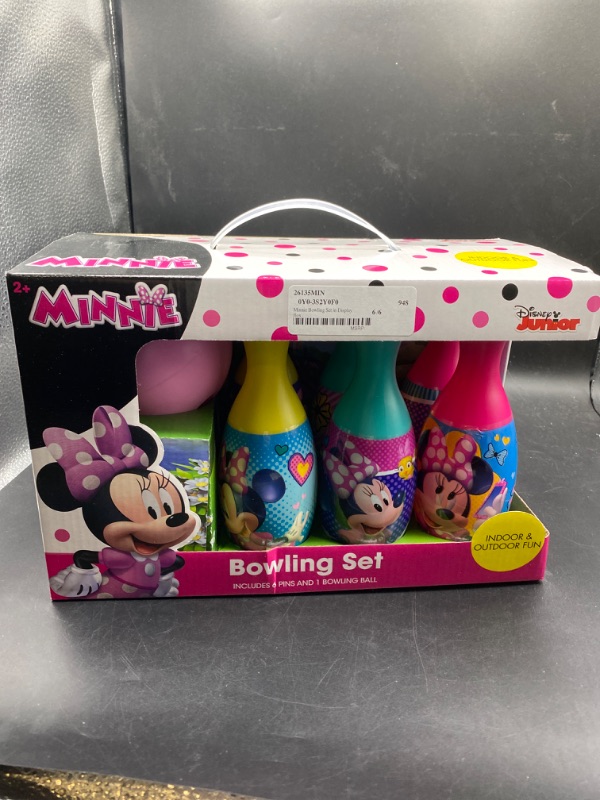 Photo 2 of Disney Minnie Mouse Bowling Set Toy
