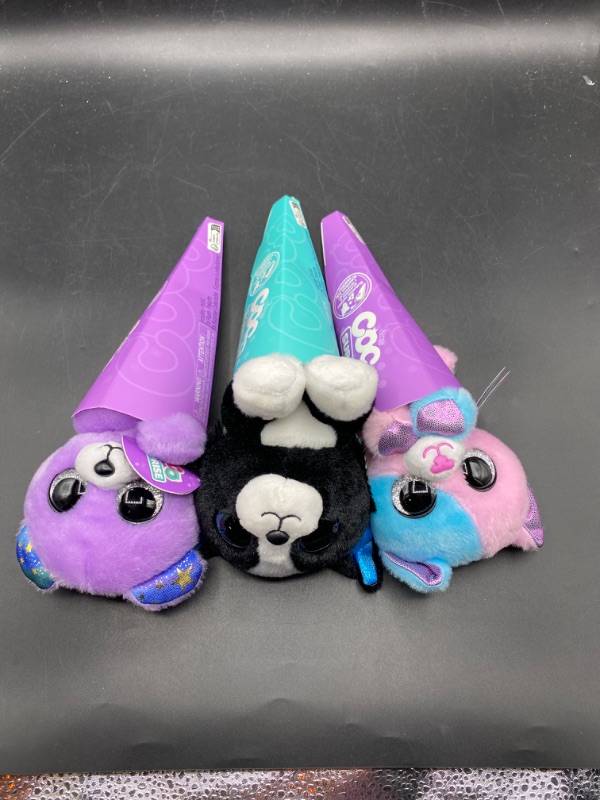 Photo 1 of Coco Surprise Coco Cones (3 Pack) by ZURU Animal Plush Toys with Baby Collectible Surprise in Cone, Randomly Assorted Animal Toy for Girls and Kids Mystery 3 Pack
