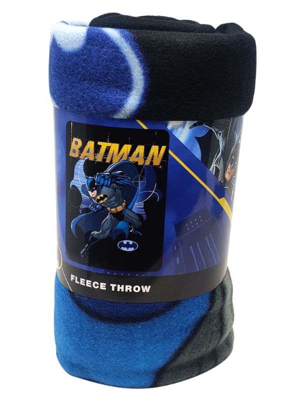 Photo 1 of Batman Throw Blanket 45 X 60 DC Comics Dark Knight Superhero
