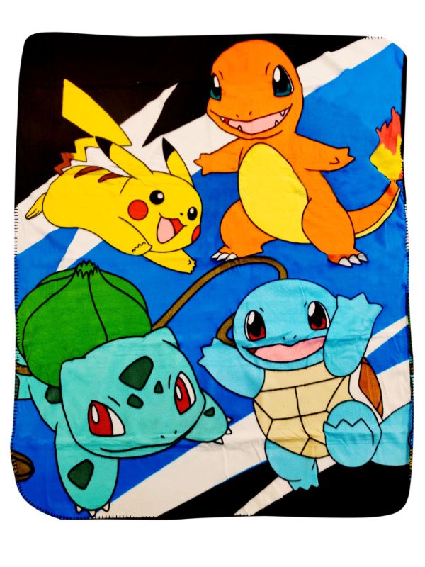 Photo 2 of Pokemon Throw Blanket 45" x 60" Pikachu
