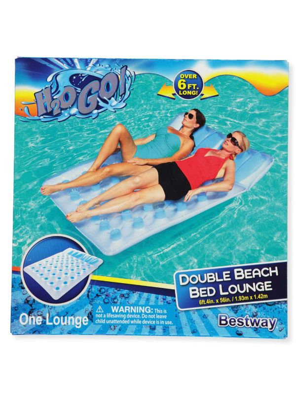 Photo 1 of H2OGO! Double Beach Bed 2-Person Pool Float
