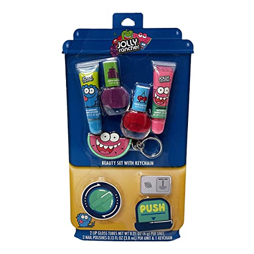 Photo 1 of Taste Beauty Jolly Rancher Candy Machine Lip Gloss Nail Polish Beauty Set
