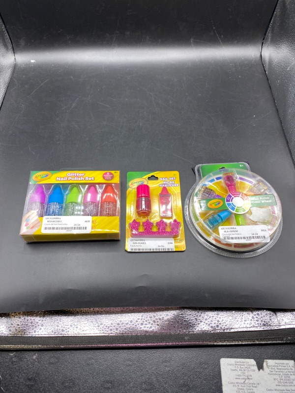 Photo 1 of crayola nail polish bundle for kids