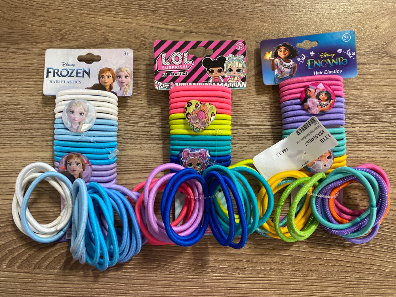 Photo 1 of girls hair tie bundle set