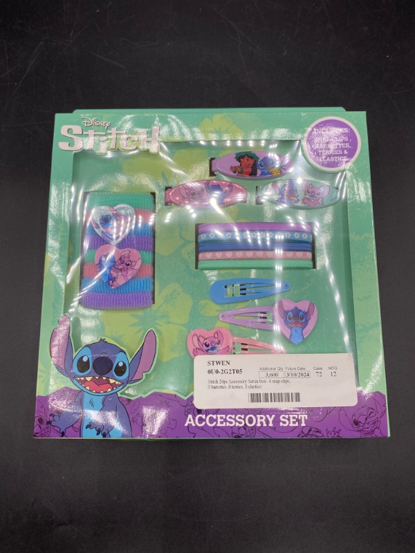 Photo 1 of disney stitch accessory set