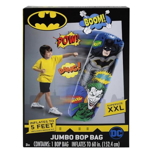 Photo 1 of Batman Jumbo Bop Bag Kids Super Size Punching Bag 5ft Tall Boys Age 3 and up
