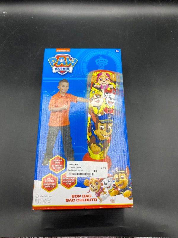 Photo 1 of paw patrol bop bag