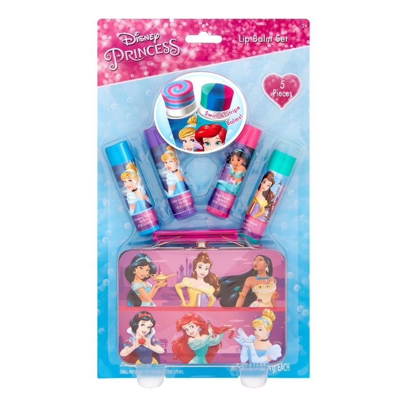 Photo 1 of Disney Princess Swirl Balm with Tin 4pk
