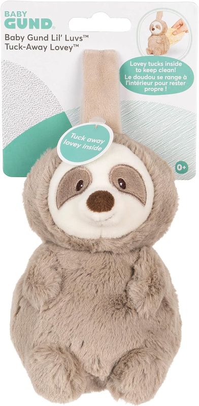Photo 1 of GUND Baby Lil’ Luvs Tuck-Away Lovey, Reese Sloth, Ultra Soft Animal Plush Toy with Built-in Baby Blanket for Babies and Newborns
