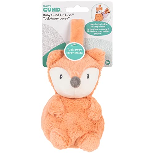 Photo 1 of Baby GUND Lil’ Luvs Tuck-Away Lovey, Emory Fox, Ultra Soft Animal Plush Toy with Built-in Baby Blanket for Babies and Newborns
