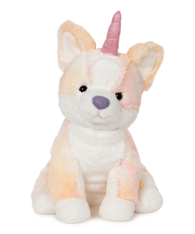 Photo 1 of Tan & White Corgicorn Plush Toy
