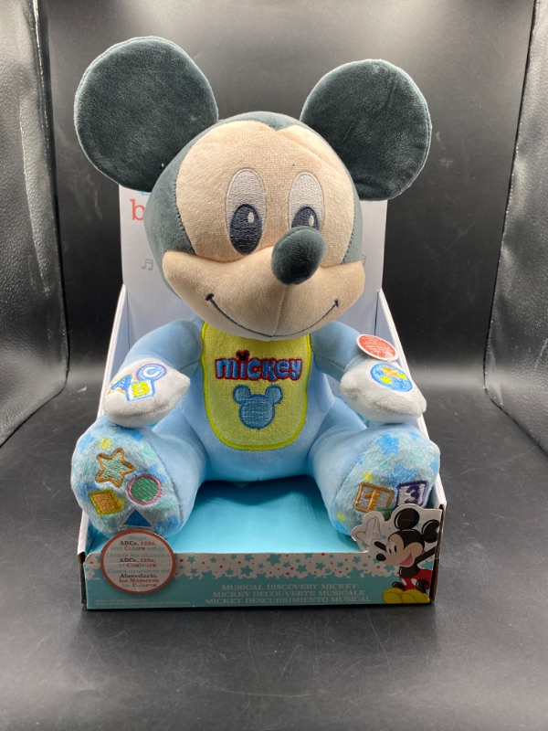 Photo 1 of Disney Baby Musical Discovery Plush Mickey Mouse