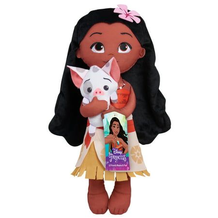 Photo 1 of Just Play Disney Princess Lil Friends Plush Moana & Pua Kids Toys for Ages 3 up