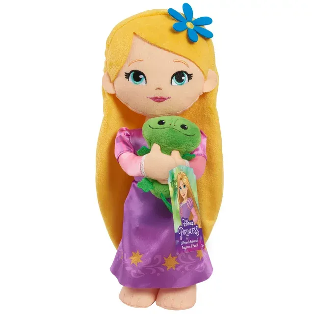 Photo 1 of Disney Princess Lil Friends Rapunzel & Pascal 14-inch Plushie Doll Officially Licensed Kids Toys for Ages 3 up Gifts and Presents