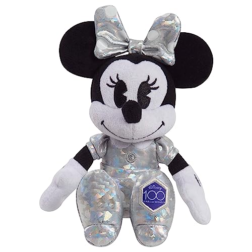 Photo 1 of Disney Disney 100 Celebration Platinum Accents Minnie Plush New with Tag
