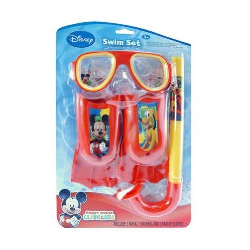 Photo 1 of Mickey Mouse 3Pc Swim Fins Snorkel Mask Case Pack
