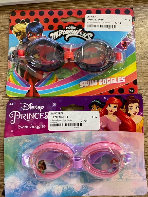 Photo 1 of Disney Minnie Mouse Girls Swim Goggles One Size Pink
