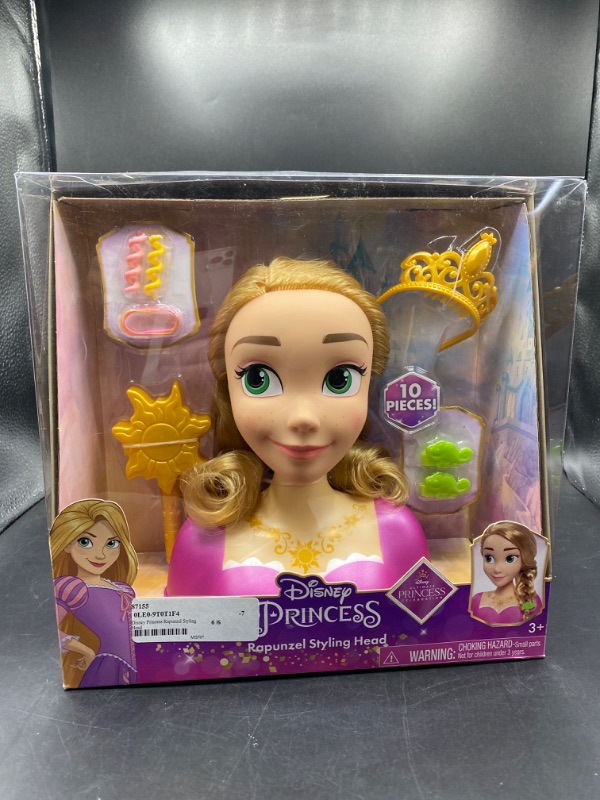 Photo 2 of Disney Princess Rapunzel Styling Head 14-pieces Officially Licensed Kids Toys for Ages 3 up Gifts and Presents
