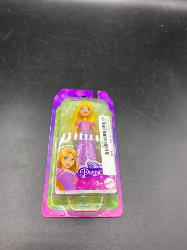 Photo 2 of Disney Princess Rapunzel Small Doll with Blonde Hair & Green Eyes Signature Purple Look
