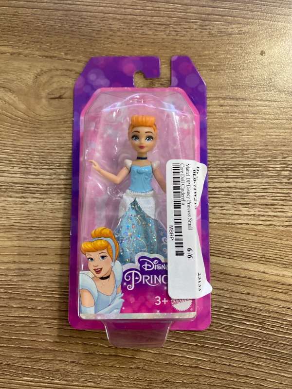 Photo 2 of Disney Princess Cinderella Small Doll Blonde Hair & Blue Eyes Signature Look with Blue Gown
