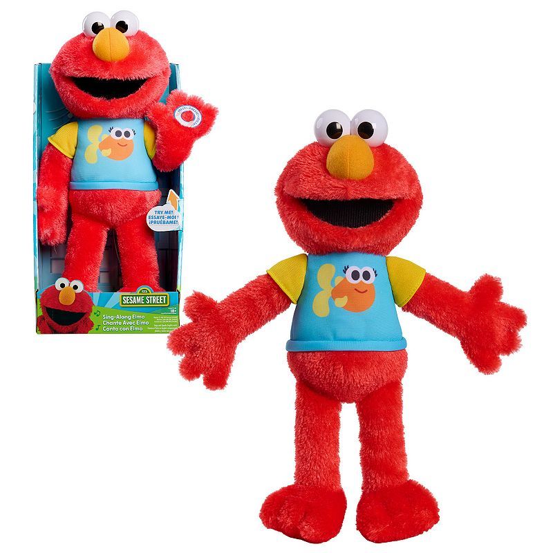 Photo 1 of Sesame Street Sing-Along Plush Elmo Kids Toys for Ages 18 Month
