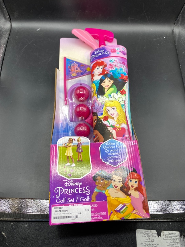 Photo 2 of Disney Princess Kids Golf Set, Multicolor
