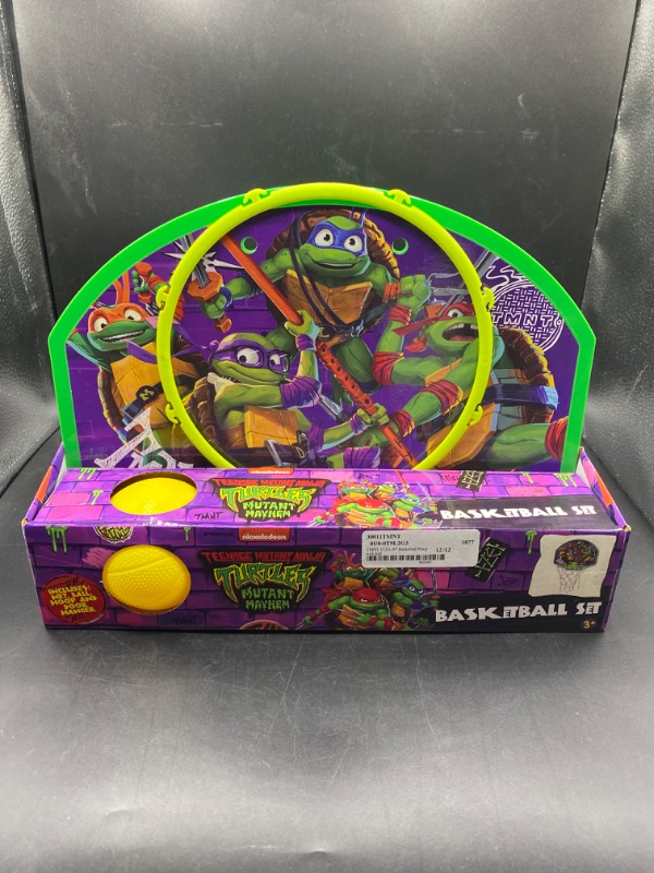 Photo 2 of What Kids Want Teenage Mutant Ninja Turtles Basketball Set Toy
