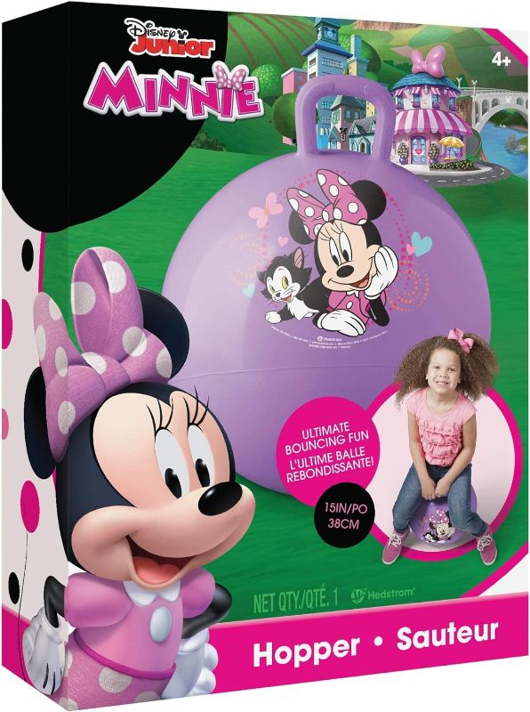 Photo 2 of Hedstrom Minnie Mouse Happy Helpers Hopper Ball, Hop Ball for Kids, 15 Inch 

