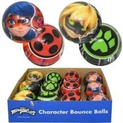 Photo 1 of Miraculous Ladybug 3" Bounce Ball 2-Pack