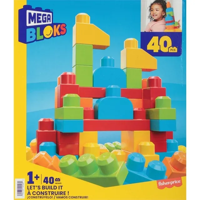 Photo 1 of Mega Bloks Let S Build It! 40-Piece Set
