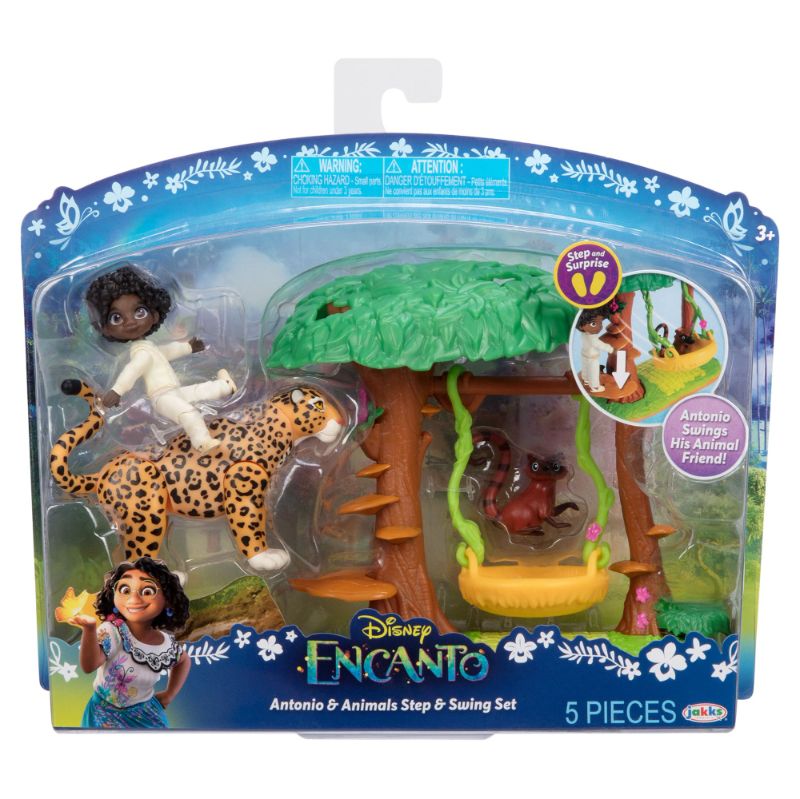 Photo 2 of Disney Encanto Antonio's Step & Swing Small Doll Playset, Includes 3 Accessories, for Children Ages 3+
