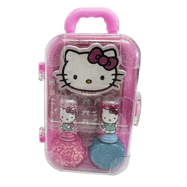 Photo 1 of Hello Kitty Cosmetics Mini Luggage Case with 2Pk Nail Polish
