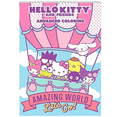 Photo 1 of Bendon Hello Kitty and Friends Advanced Coloring Book (Amazing World Let's Go)
